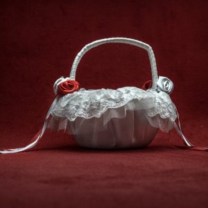 cesta de petalos para damitas