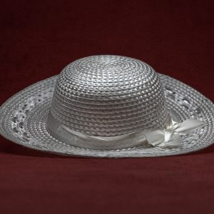 sombrero clasico de mujer en blanco
