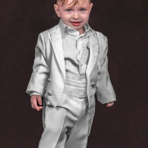 Traje blanco juego completo